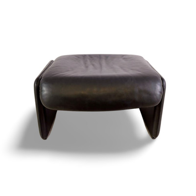 Genuine De Sede DS 2018 Stool Ottoman Leather Black Design