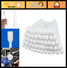 200pcs Foam Cleaning Swab Sticks 5.11" for Inkjet Printers Optical Equipment