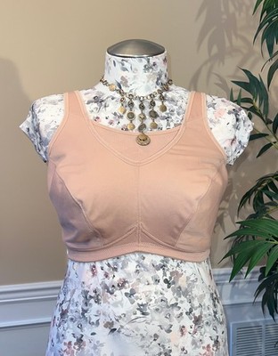 Glamorise Sport, 1066 No-Bounce Cami Bra Wirefree/Unlined In Cafe, US Size 40G