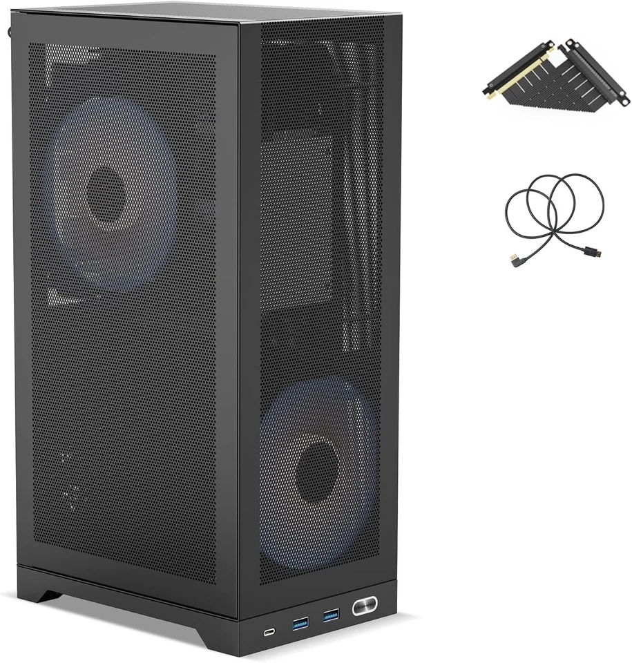 Shiny Snake L300 Ultrakompaktes ITX Gehäuse, 8,5L SFF High Airflow, bis 325mm GPU