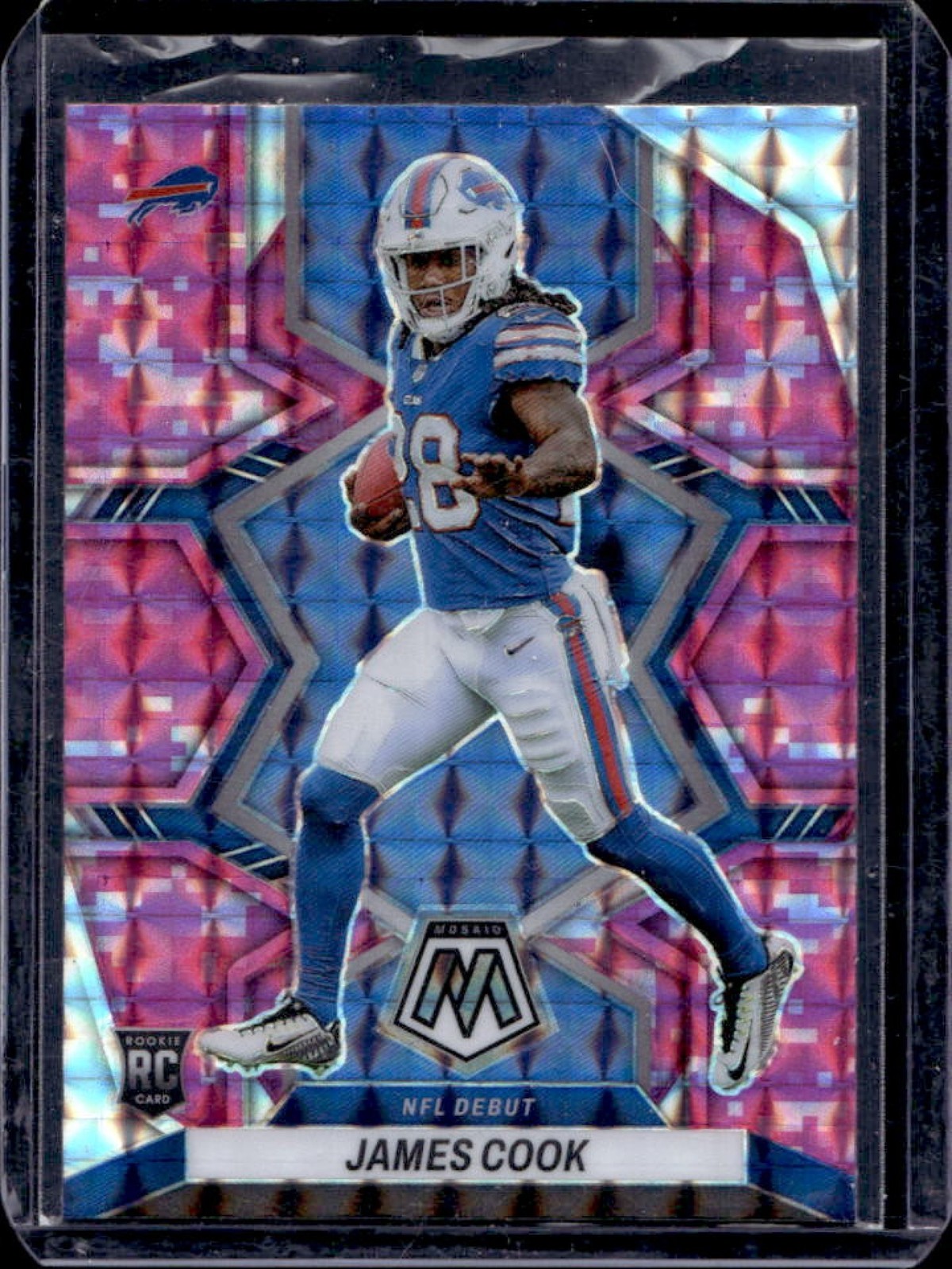 2022 Mosaic James Cook RC Camo Pink Rookie NFL Debut #285 Bills