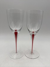 Lot of 2 Pier 1 Ruby Red Tear Drop Filament S...