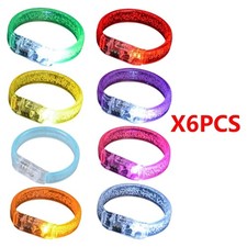 LED Light Up Wristbands Bracelets for Birthday Parties and Neons Themed Event