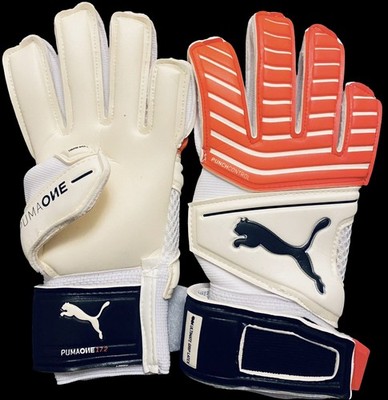 Neu Puma ''One Grip 17.2 RC'' Unisex Kinder Torwarthandschuhe UK Größe 4