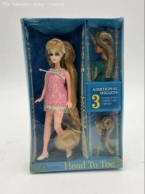 Vintage Topper Dawn Head To Toe Additional Wiglets Fashion Doll In Box - Image 1 of 4