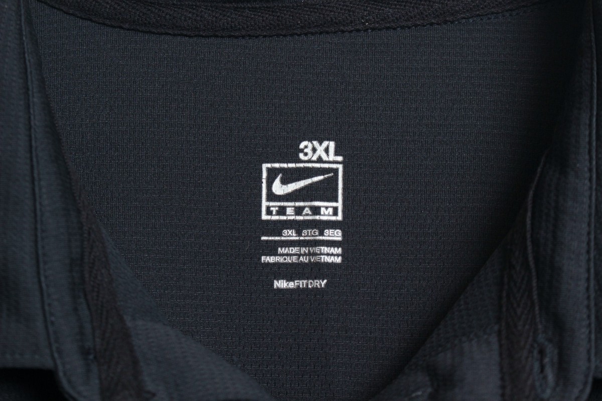 Nike Polo Shirt Mens 3XL Black Hertz Employee Car Rental Uniform