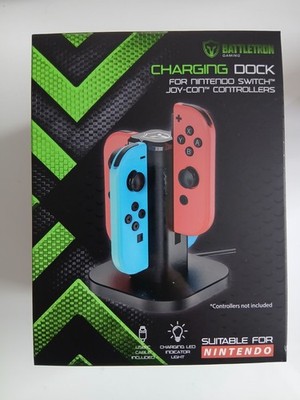 Battletron Nintendo Switch Joy-Con Controller Ladestation 4 Fach NEU OVP