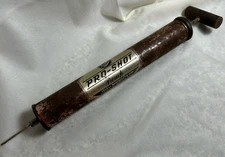 Vtg Frabill Pro-Shot Metal Handheld Pump Inflator Bicycle Tires Sport Balls