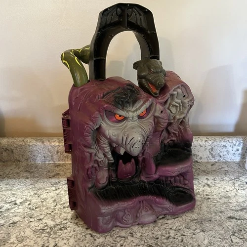 MOTU Vintage Snake Mountain Playset Incomplete, Microphone Works