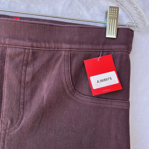 Spanx Jean-ish Ankle Denim Leggings Jeggings 20018R Deep Wine Womens L NWT - Picture 7 of 8