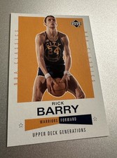 2002-03 Upper Deck Generations Rick Barry #116 San Francisco Warriors