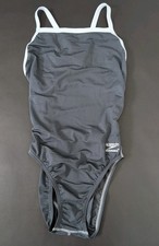 NWT Speedo Endurance Plus Black Swimsuit Women's 6/32 Performance Swim Team