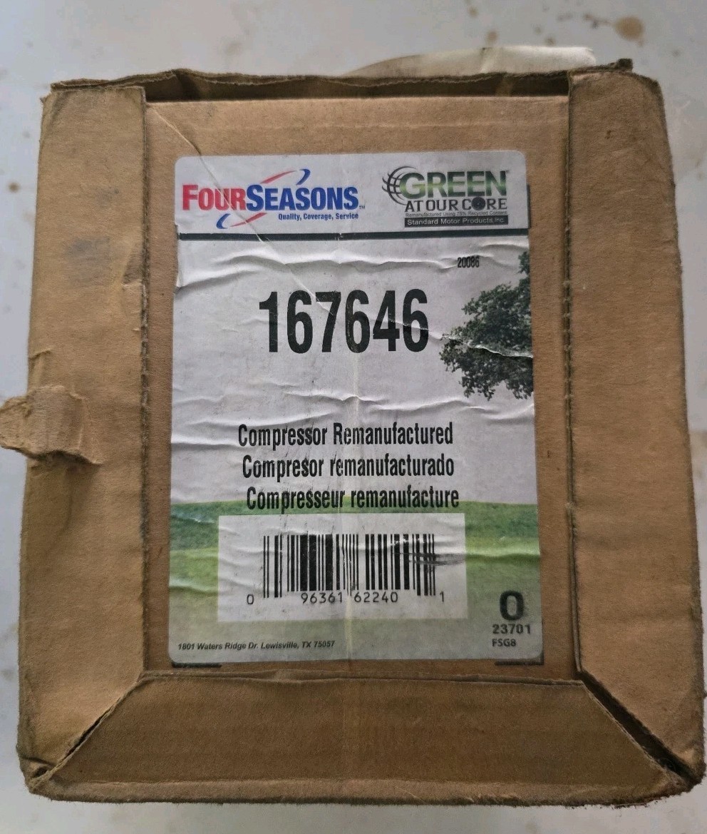 Four Seasons A/C Compressor  167646 | High-Quality Auto Part, Universal Fit for