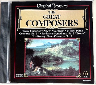 The Great Composers - Classical Treasures - Beethoven - Mozart - Haydn - CD