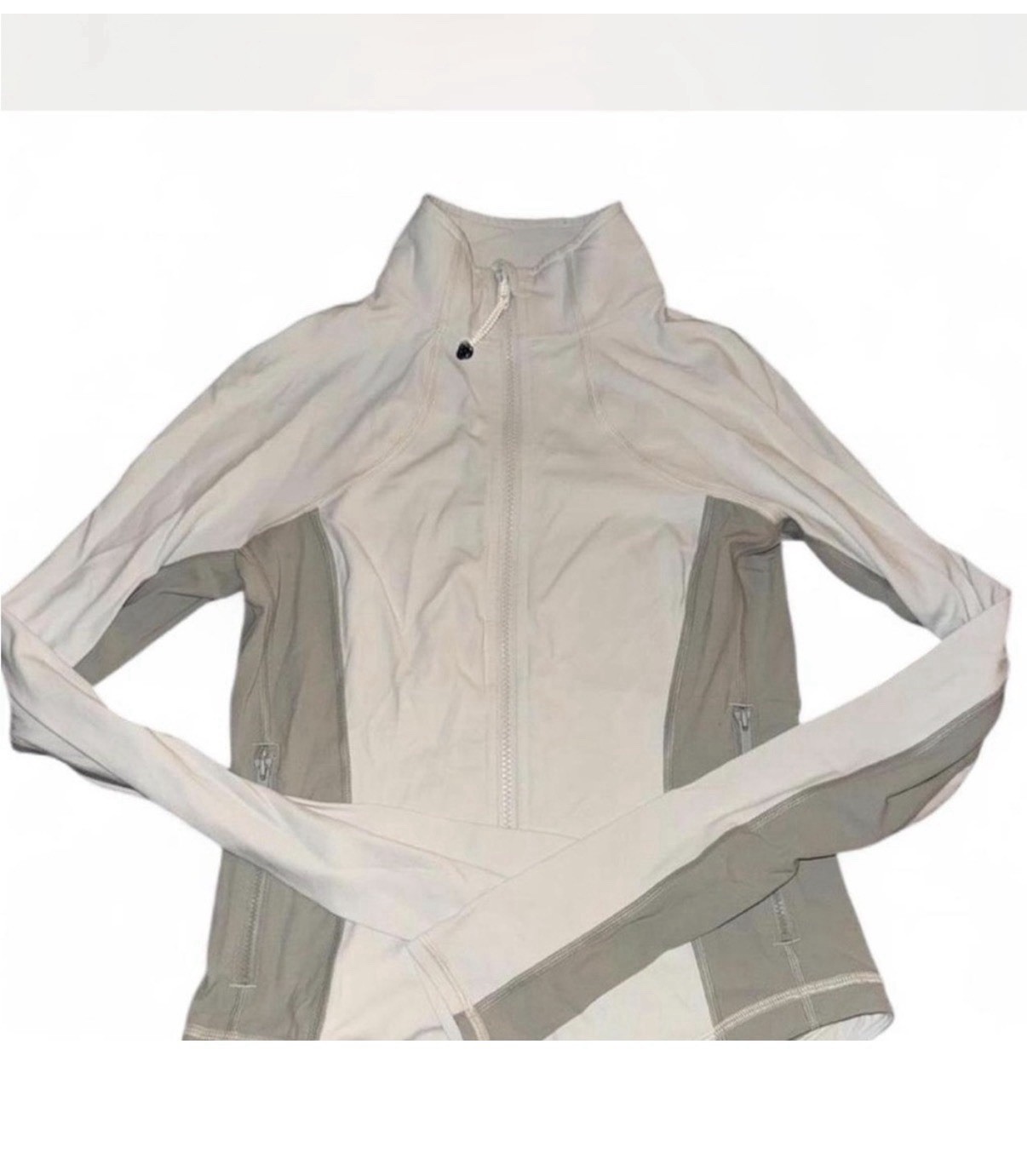 Lululemon Throwback Shape Jacket White Opal / Raw… - image 3