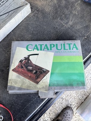 Catapulta Tipica Da Imbarko High Detail Wooden Brass Model Kit COREL ITALY 20125
