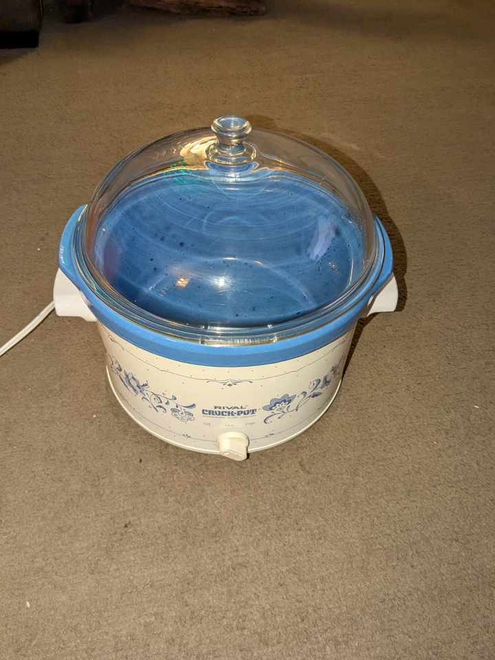 Rival Crock Pot Stoneware Slow Cooker Removable Stoneware Model 3154/3  USA Made - Image 3 of 4