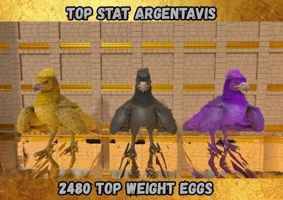 Arche Survival Ascended Argy 2480 Weight Top Stat 362 Argentavis PVE