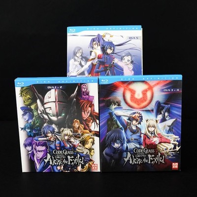 Code Geass - Akito the Exiled - Komplett OVA 1+2+3+4+5 - Blu-Ray - Neuwertig