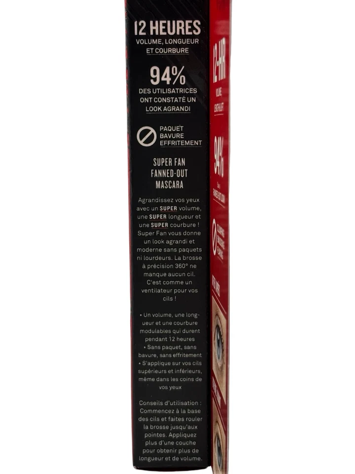 SMASHBOX SUPER FAN FANNED -OUT MASCARA FALSE LASH LOOK BLACK 0.33 OZ NEW - Image 3 of 4
