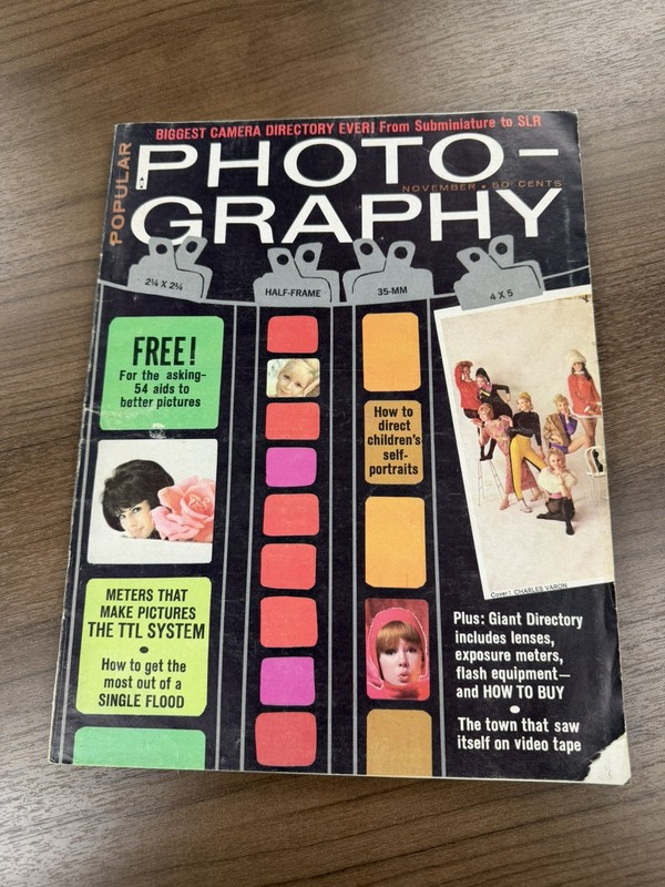 Popular Photography Magazine November 1965 Direct Children's Self Portraits (R)