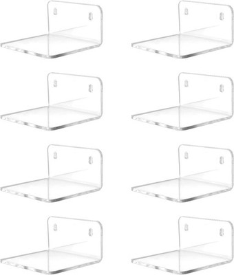 Acrylic Small Shelf,Mini Floating Wall Shelf,Wall Mounted Storage Shelf,for P...