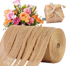 Vintage Jute Burlap Ribbon Add a Rustic Charm to Your Crafts and Decorations