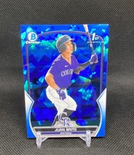 2023 Bowman Sapphire Edition - Chrome Prospects Juan Brito #BCP-77 (RC)