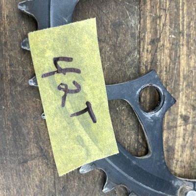 Vintage Shimano Deore LX Hyperdrive-C Chainring Set 94/58 BCD 42T
