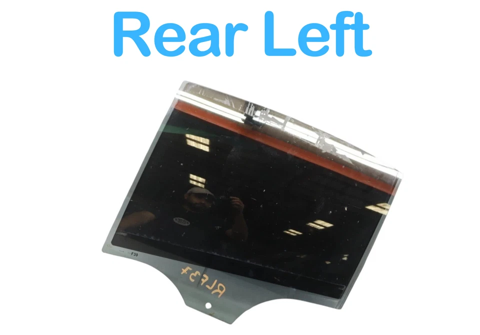 12-18 BMW 328i 320i 420i F30 Rear Left Driver Side Door Window Auto Glass Oem - Image 3 of 4