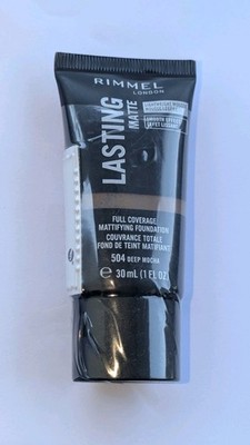 Rimmel lasting Matte Full Coverage Marrying Foundation 504 Deep Mocha