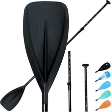 Karltion SUP Paddle - Adjustable 3 Pieces Stand-Up Board Paddles Floating Alu...