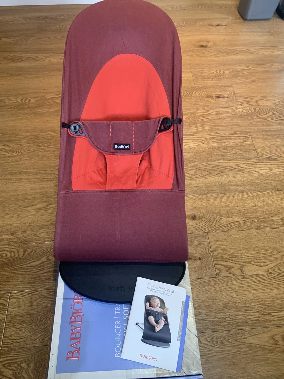 BABYBJORN Bouncer - Baby Bjorn BALANCE SOFT SEAT with box RUST/ORANGE