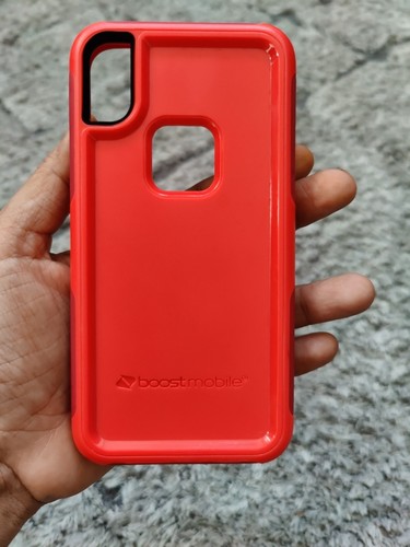 Boost Mobile B-Tact Ultimate Protection Case for iPhone XR / X / XS - Red