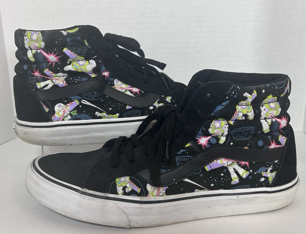 Vans Disney Toy Story Sk8-Hit Buzz Lightyear High Top Suede Black Sz Men 10 Vans SK8-HI Disney Toy Story Buzz Lightyear | Mercari main image 4