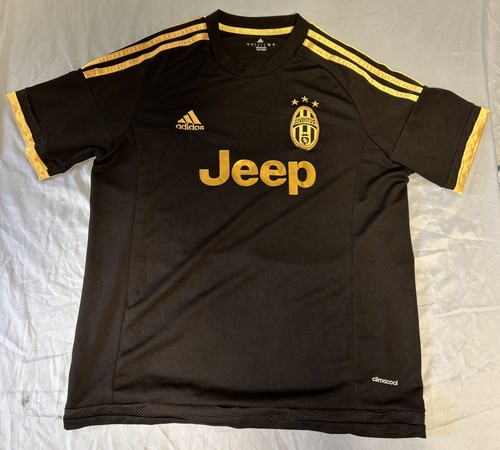Juventus Third Shirt Black/Gold Adult Large - Rare - Picture 16 of 17