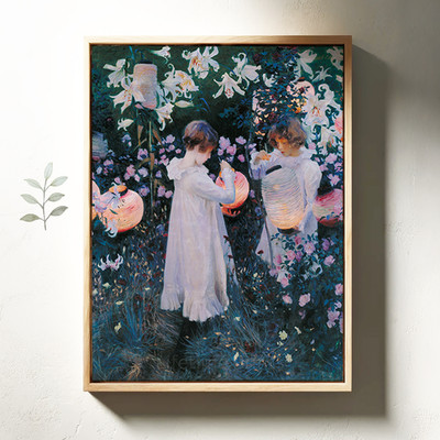 Carnation, Lily, Lily, Rose   John Singer Sargent, Giclee Canvas Print