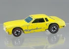 Vintage 1974 Hot Wheels Flying Colors Diecast Yellow Redline Monte Carlo Stocker