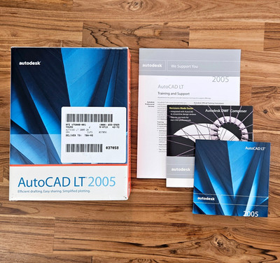 Autodesk/AutoCAD LT 2005 Software, Open Box, Disk w/Serial Number Documentation