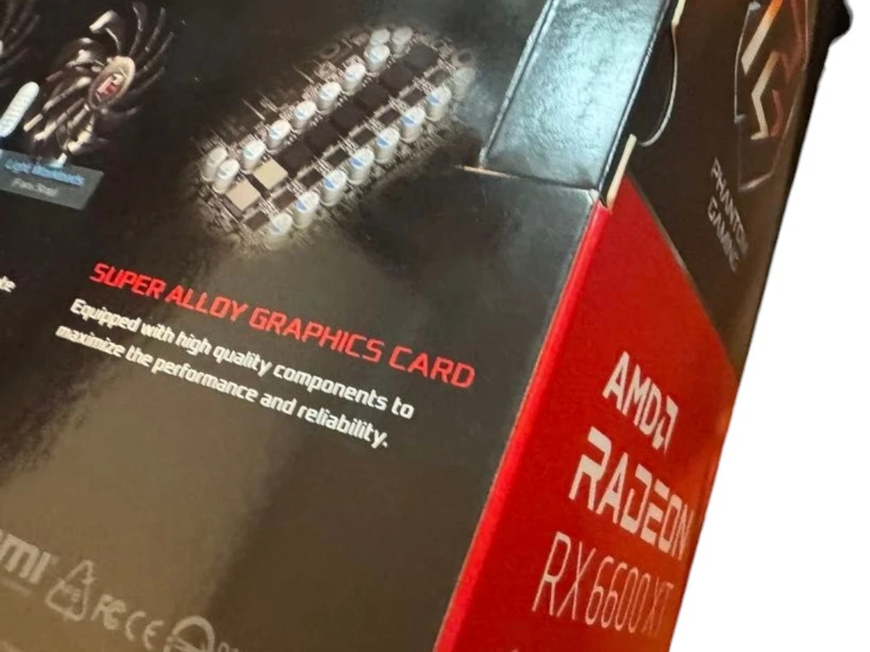 ASRock Radeon RX 6600 XT Phantom Gaming OC 8GB GDDR6 Graphics Card Sealed Japan - Image 3 of 4