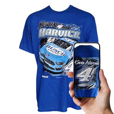 NASCAR Kevin Harvick Busch Light T-Shirt XL #4 Stewart-Haas Racing