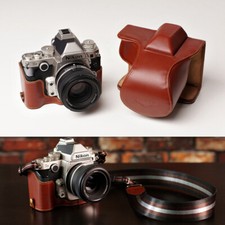 Genuine Real Leather Cowhide Camera Bag Case Protective Cover For Nikon DF