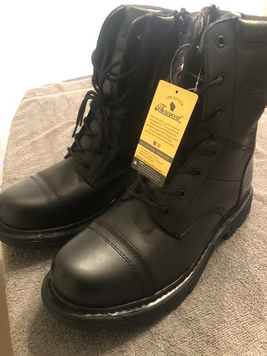 Thorogood 8 inch GEN-flex2 Side Zip Jump Boots (Black) 834-6888