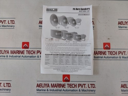 AHUJA UHC-15XT PA Horn Speaker with 100V Transformer 15W RMS - Picture 11 of 13