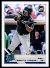 2019 Panini Donruss Optic - Rated Rookies Christin Stewart #32 Holo Prizm (RC)