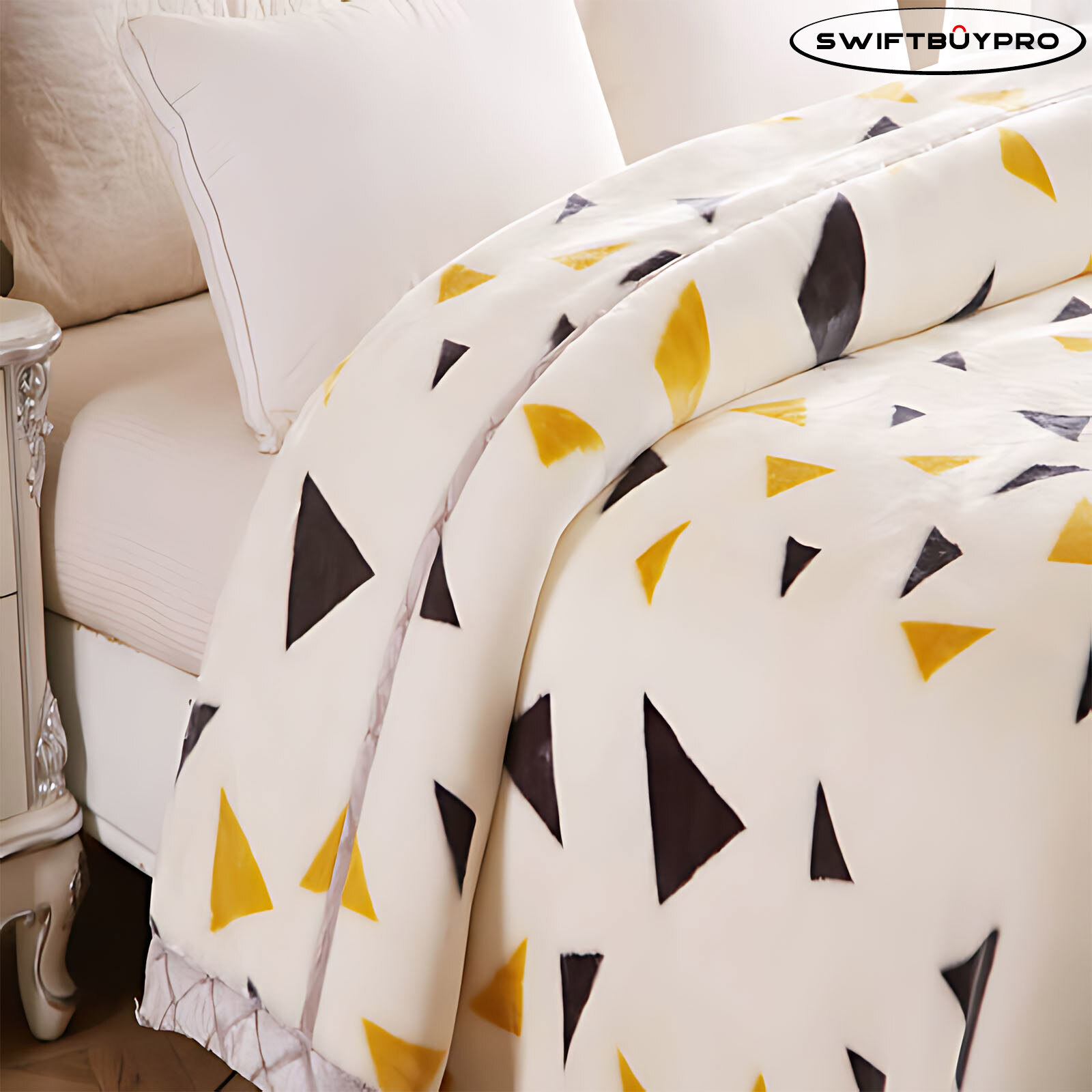 Thick Heavy Fleece Blanket 2 Ply 8.8/13/15.4lb Printed Silky Soft Warm