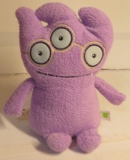 Ugly Doll Tray Plush Purple Lavender 8" Stuffed Animal Toy 3 Eyed Hasbro Used