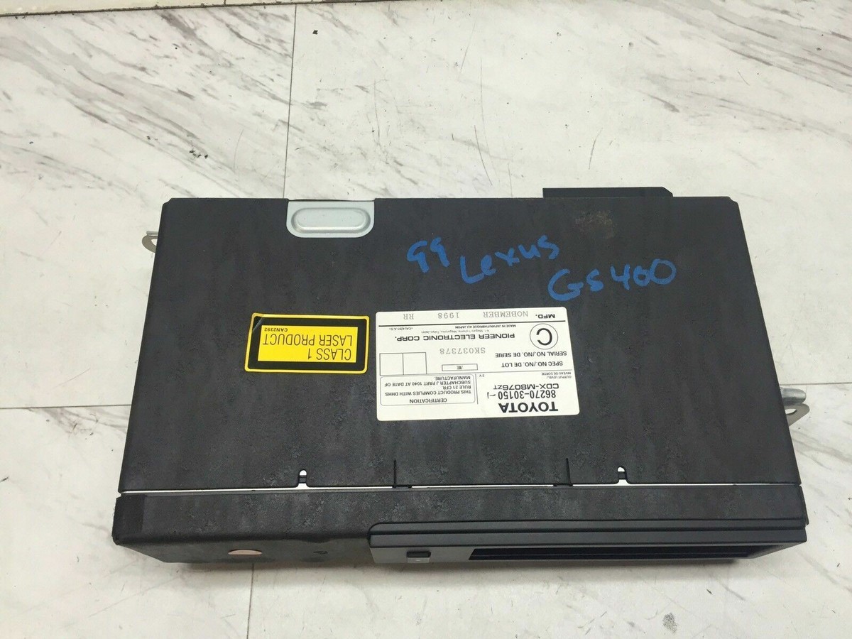 1998-2002 LEXUS GS300 GS400 Multi Disc Factory Pioneer Cd Changer