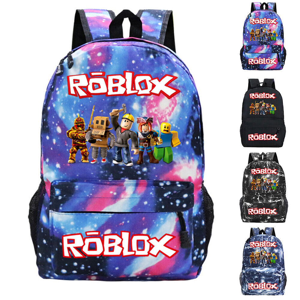 Kids Backpack Roblox Print Boys Girl School Travel Large Shoulder