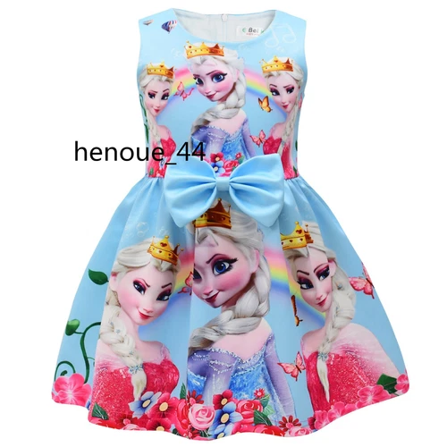 minnie stitch Cartoon Bowknot Dress Skirt Princess Party Birthday Fancy girl - Picture 20 of 69